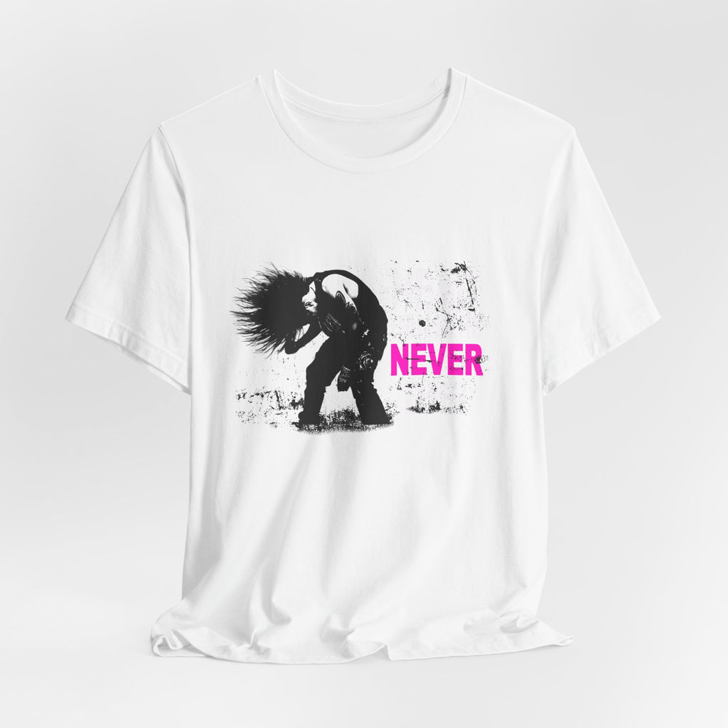 Hair Metal NEVER Died T-Shirt | Distressed Rock Tee | Edgy Graphic Shirt | Festival Outfit | Unisex Punk Style