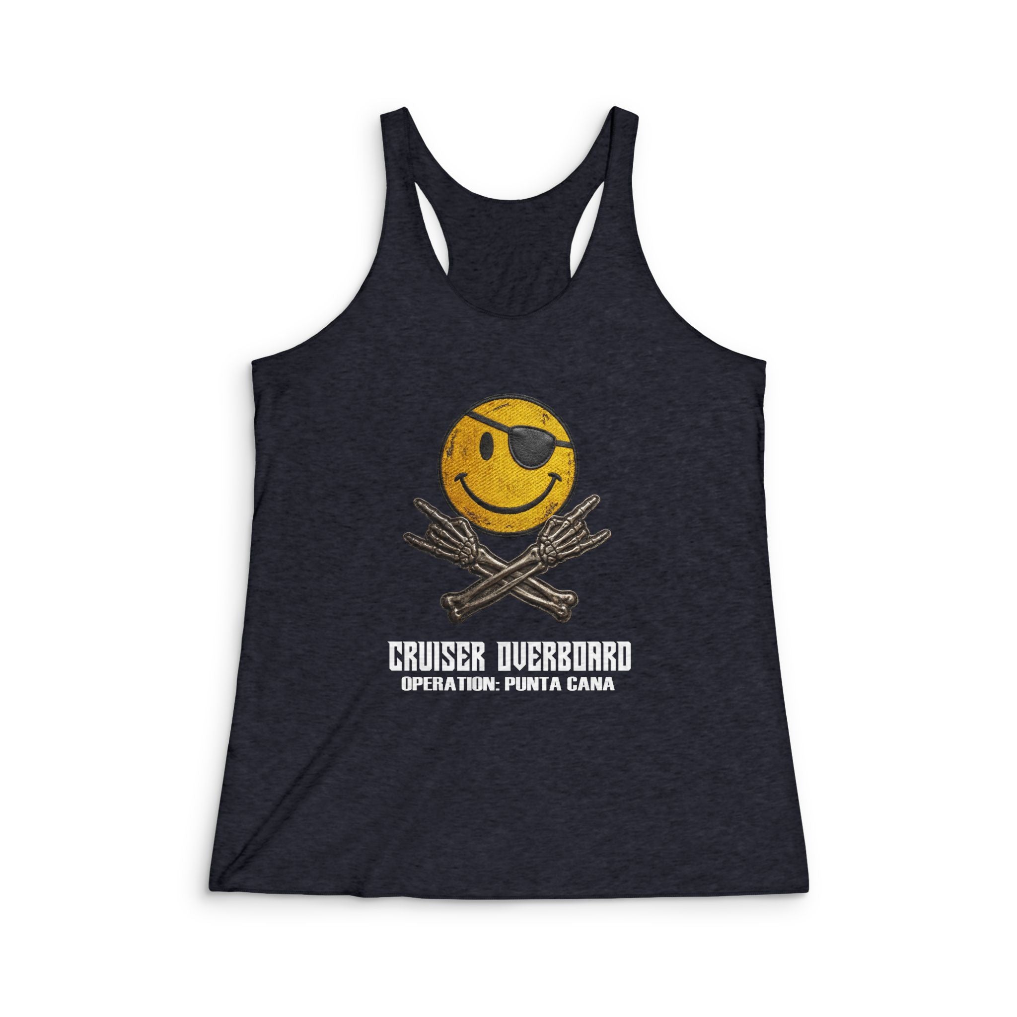 Smile Racerback Tank Yellow