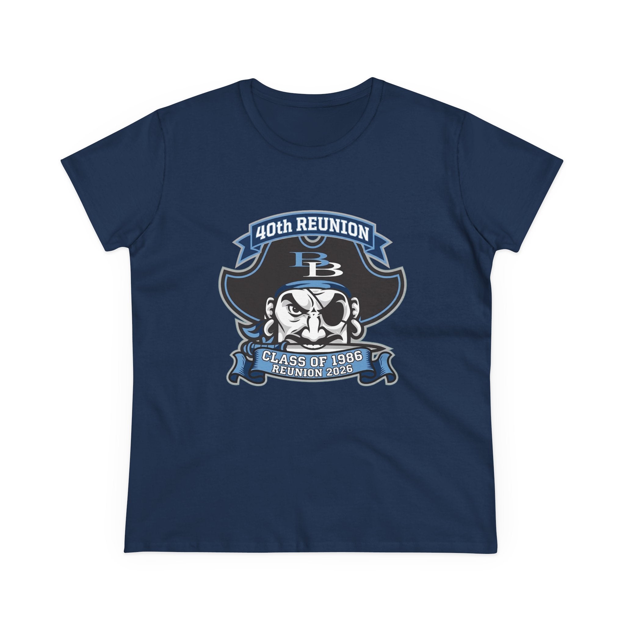 Pirate Mascot 40th Reunion Tee | Class of 1986 Reunion 2026
