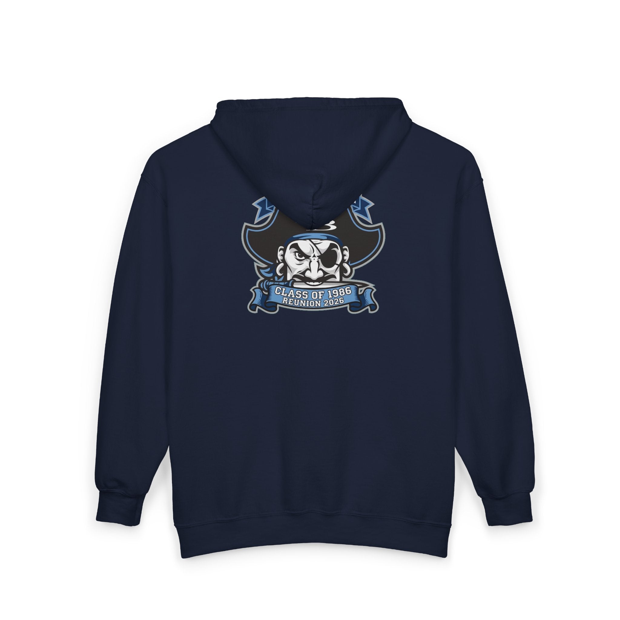 Official 40th Anniversary for the Class of 1986 Burrell High School Hoodie - 2026 Blue