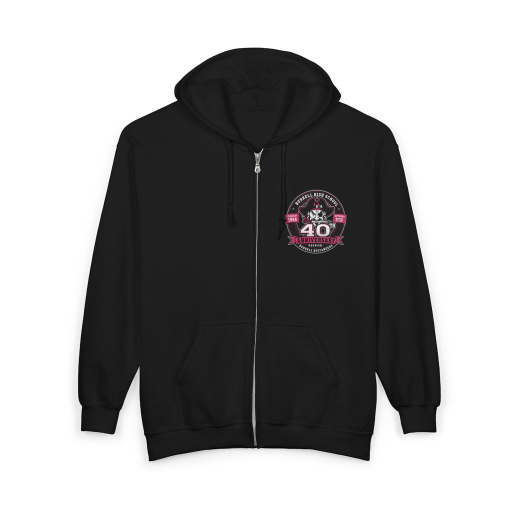 Official 40th Anniversary for the Class of 1986 Burrell High School Hoodie - 2026 Pink