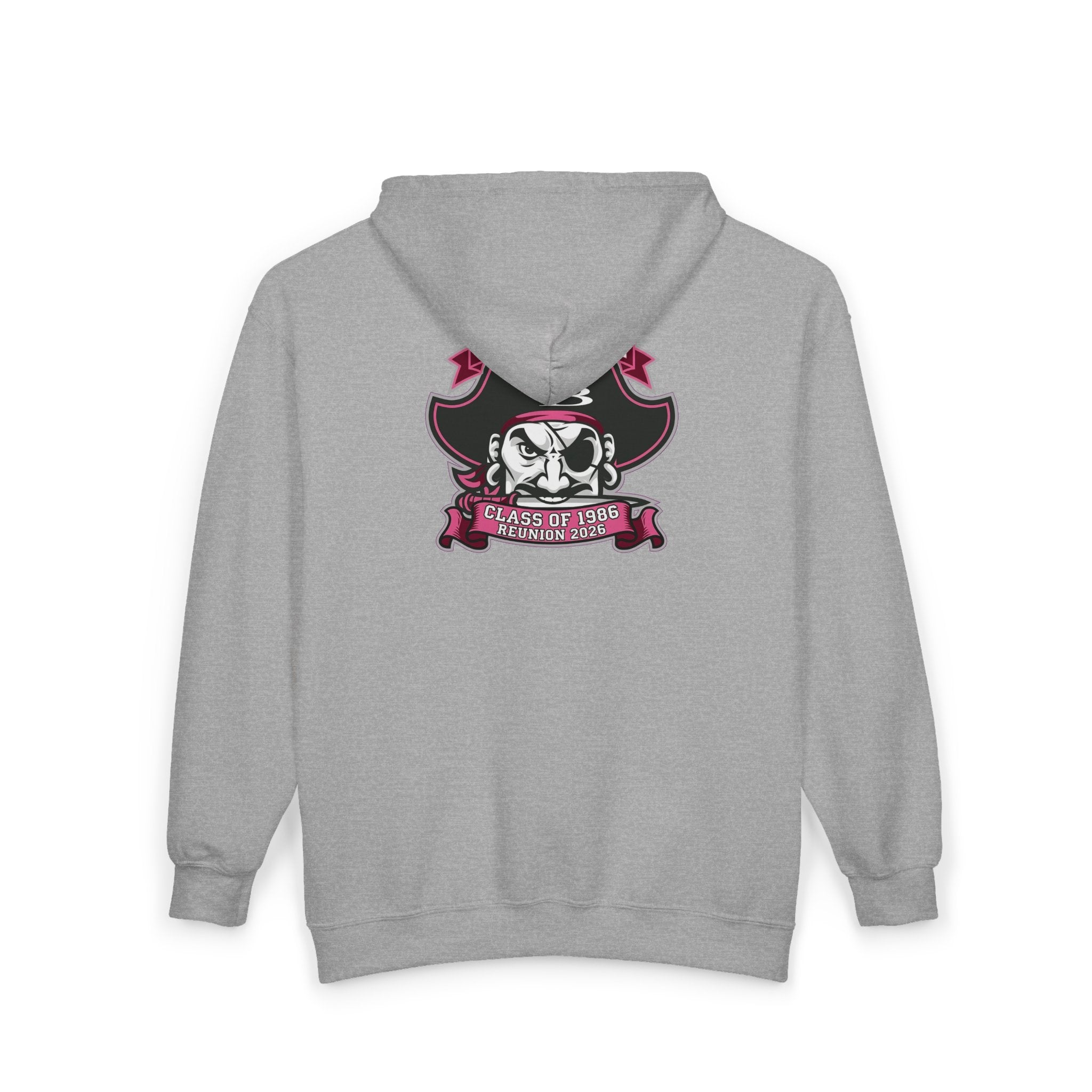 Official 40th Anniversary for the Class of 1986 Burrell High School Hoodie - 2026 Pink
