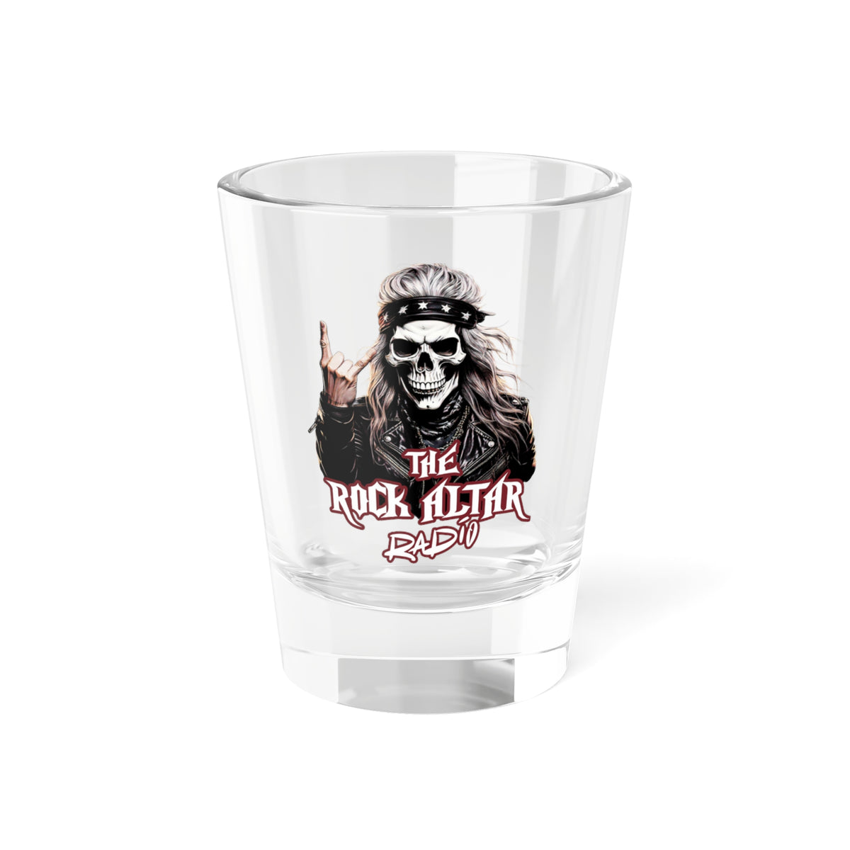 Rock Altar Skull Shot Glass — 1.5oz Heavy Metal Shooter
