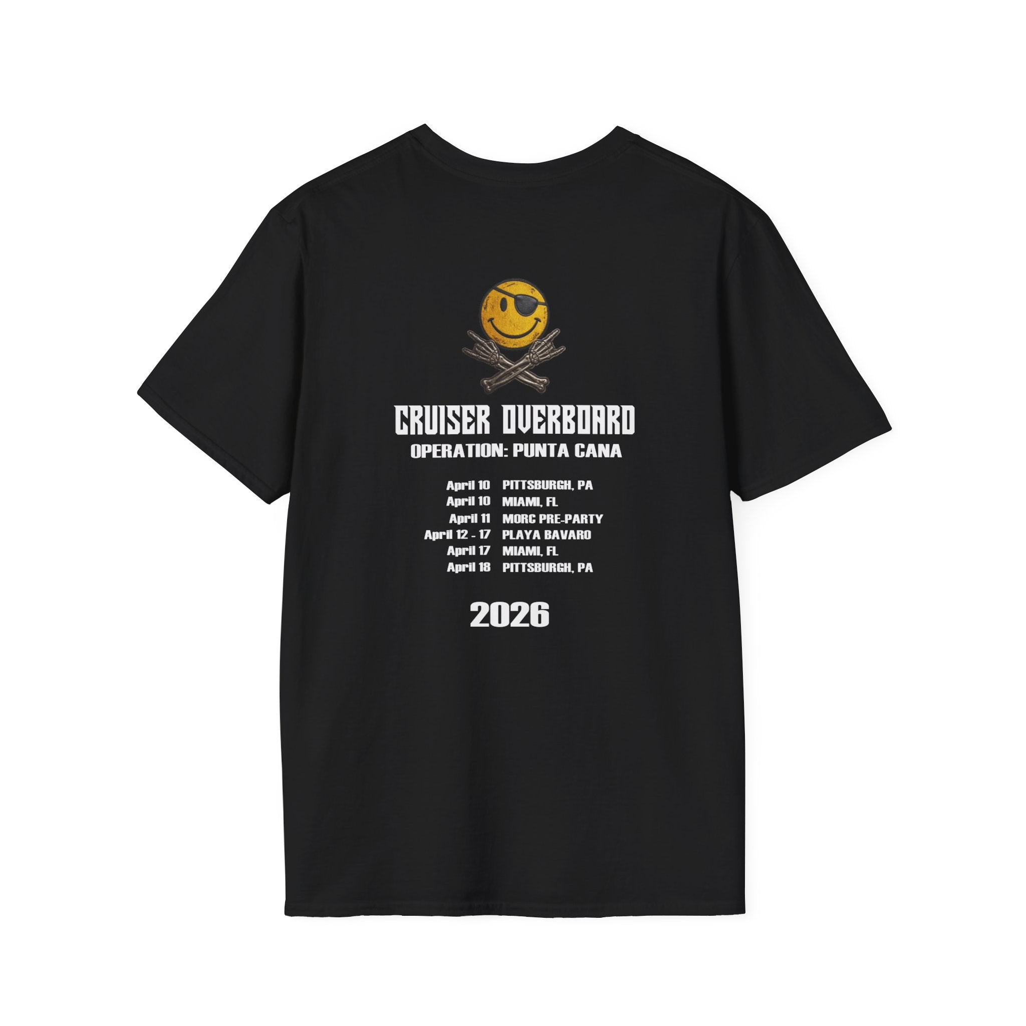 Smile Cruiser Overboard Pittsburgh - T-Shirt Yellow
