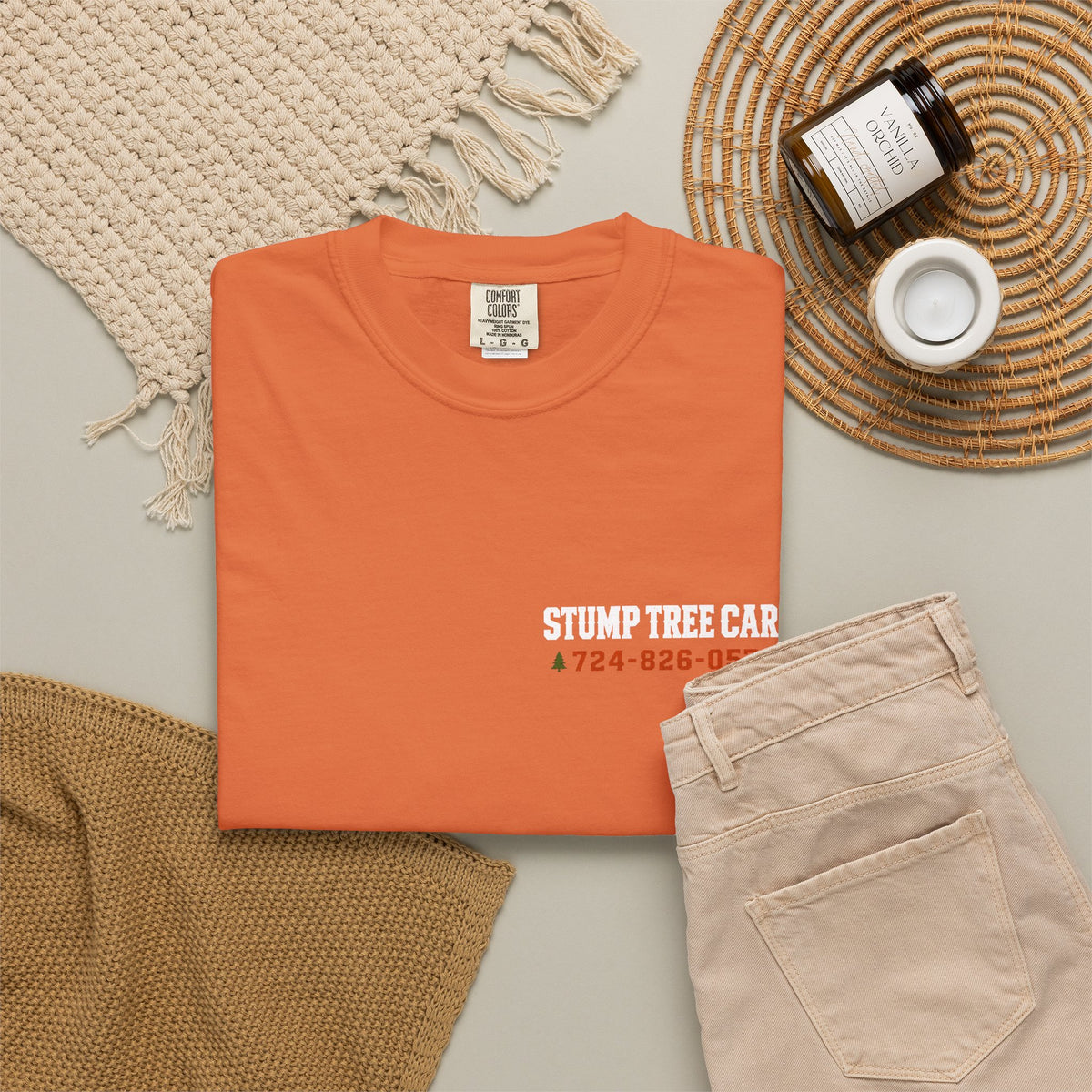 Stump Tree Care T-Shirt (Small Logo)