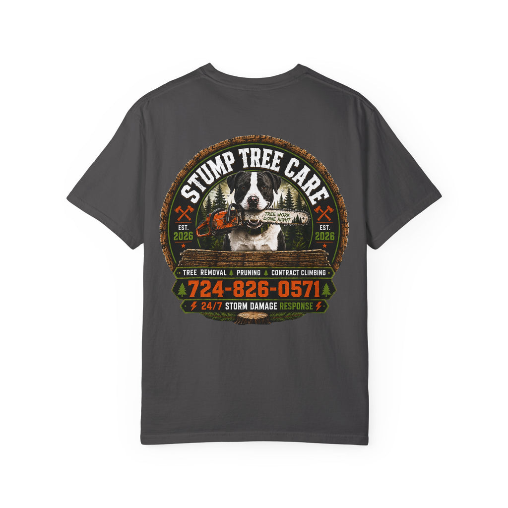 Stump Tree Care T-Shirt (Small Logo)