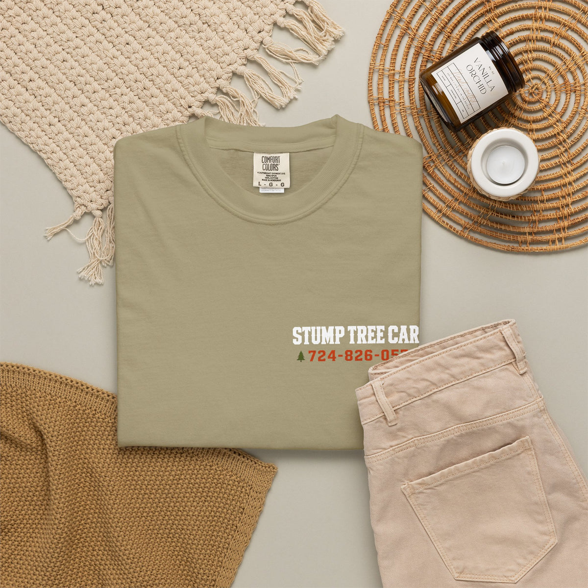 Stump Tree Care T-Shirt (Small Logo)