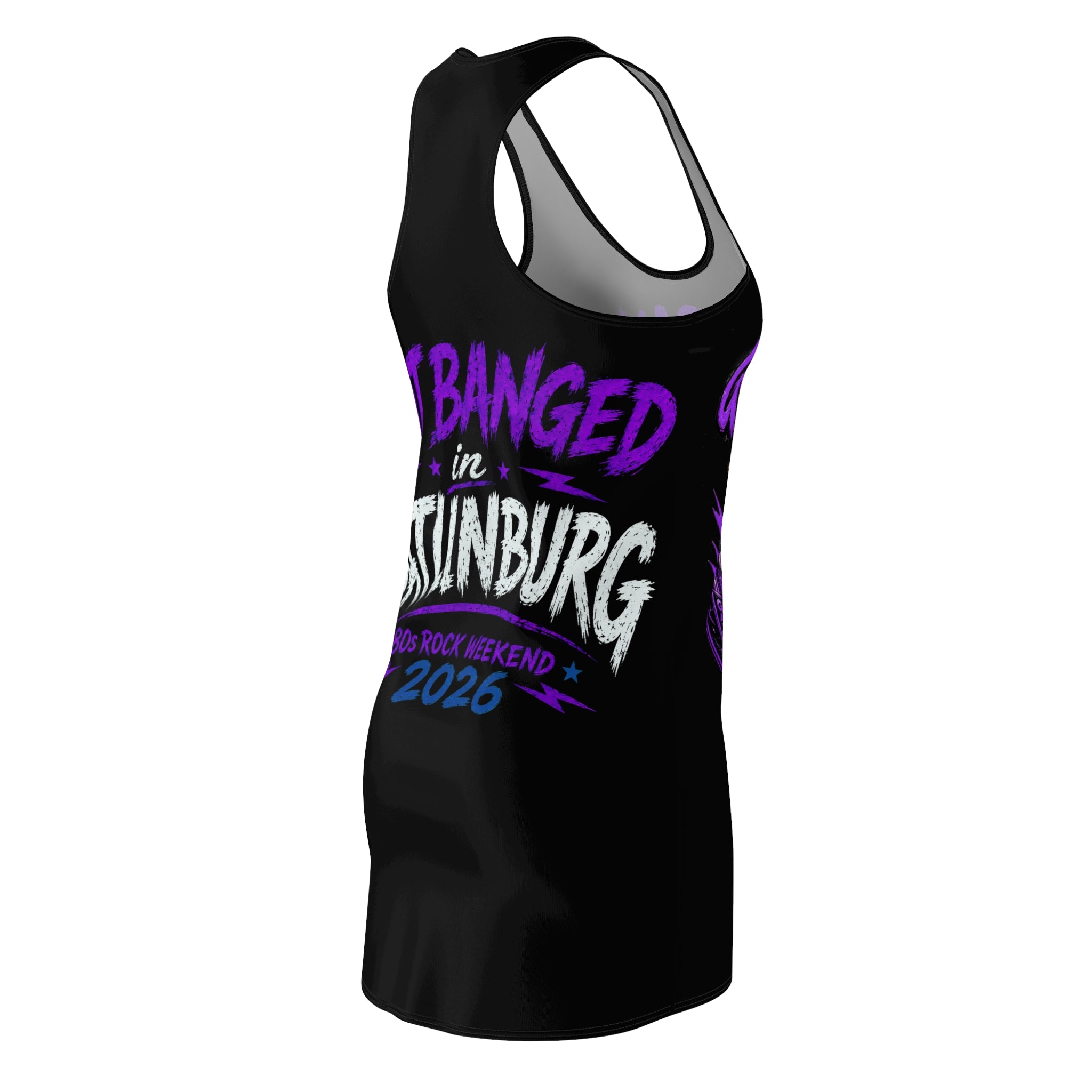 Got Banged in Gatlinburg, Dress, Racerback Rocker Chaos Pinup 80s Rock Weekend 2026