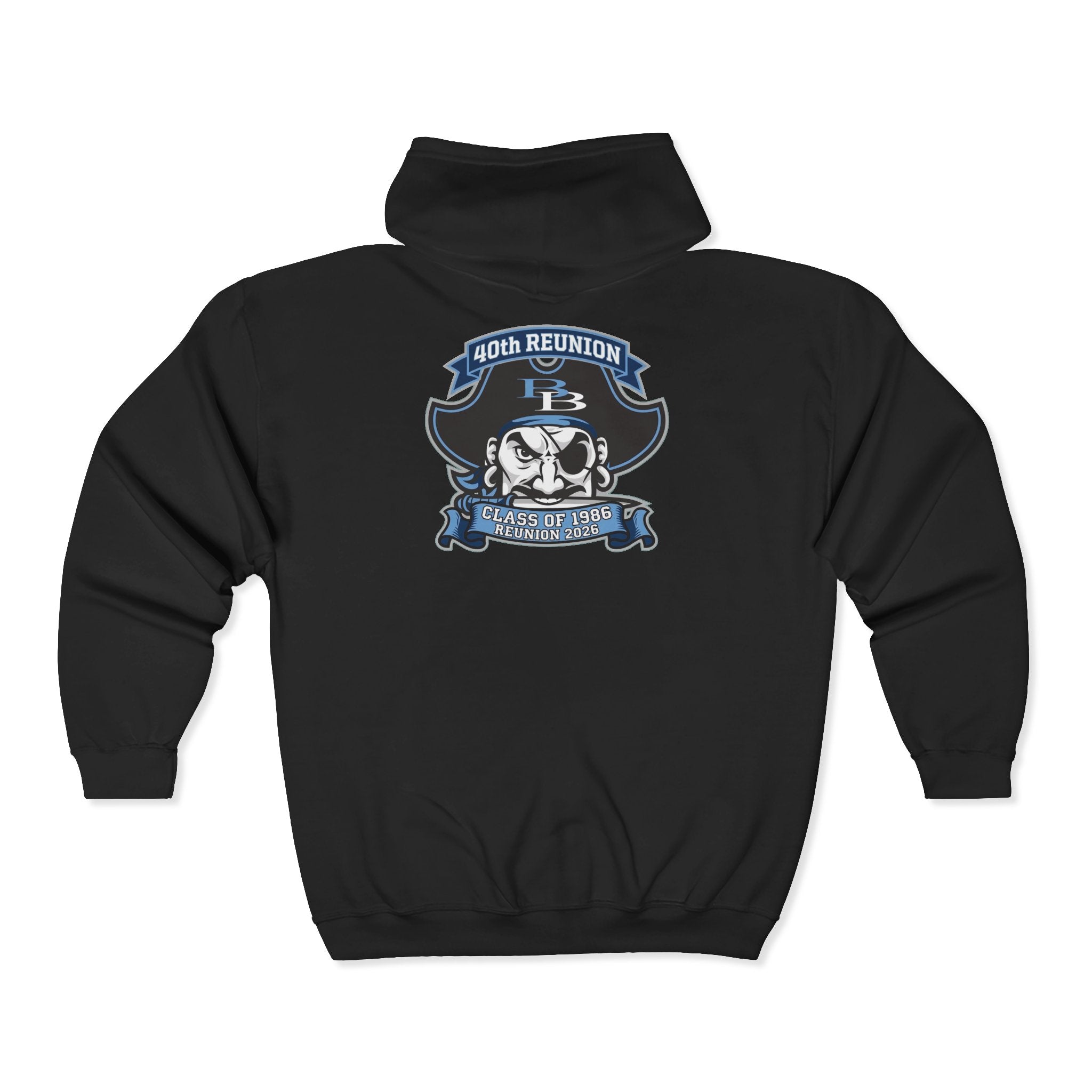 Official 40th Anniversary for the Class of 1986 Burrell High School Hoodie - 2026 Blue