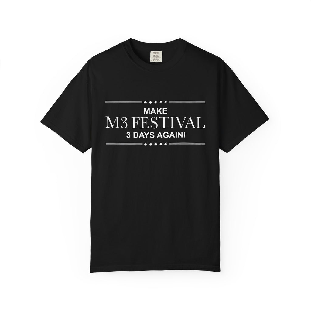 Make M3 3 Days Again - Black Shirt