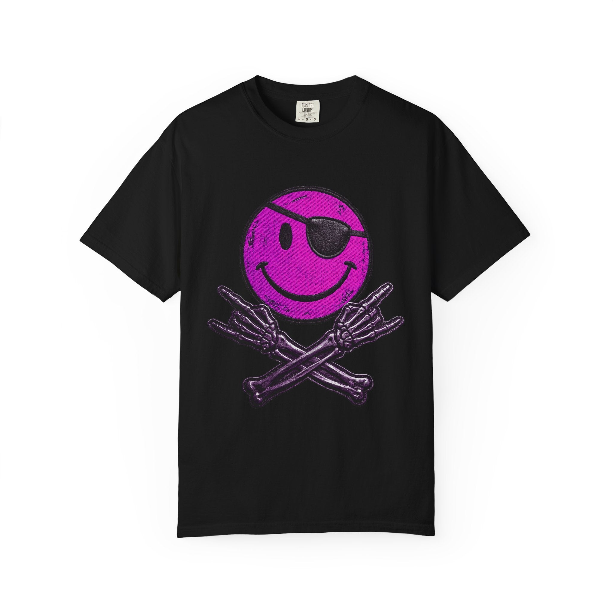 Patchey — Purple Eyepatch Smile T-Shirt