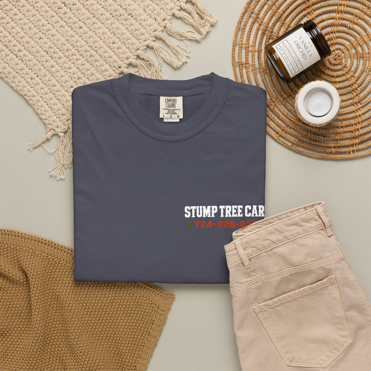 Stump Tree Care T-Shirt (Small Logo)