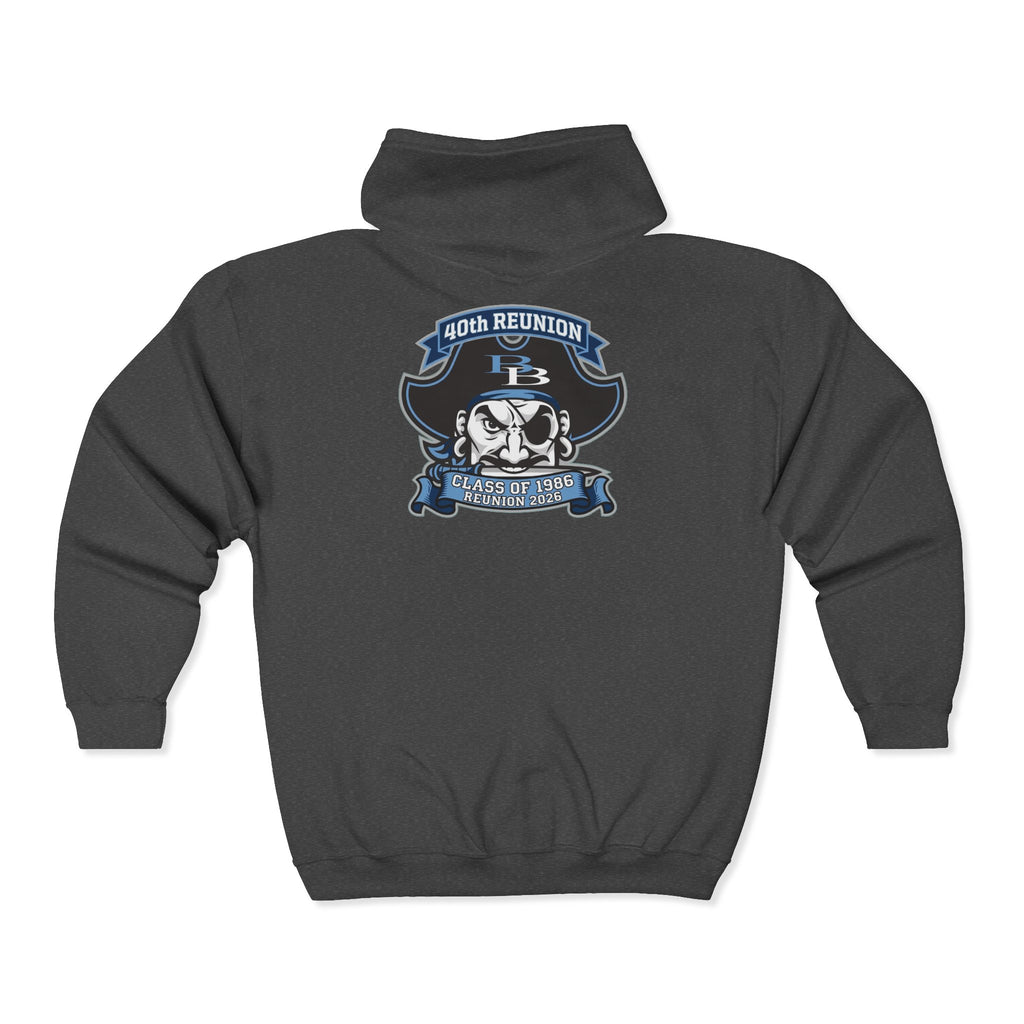 Official 40th Anniversary for the Class of 1986 Burrell High School Hoodie - 2026 Blue