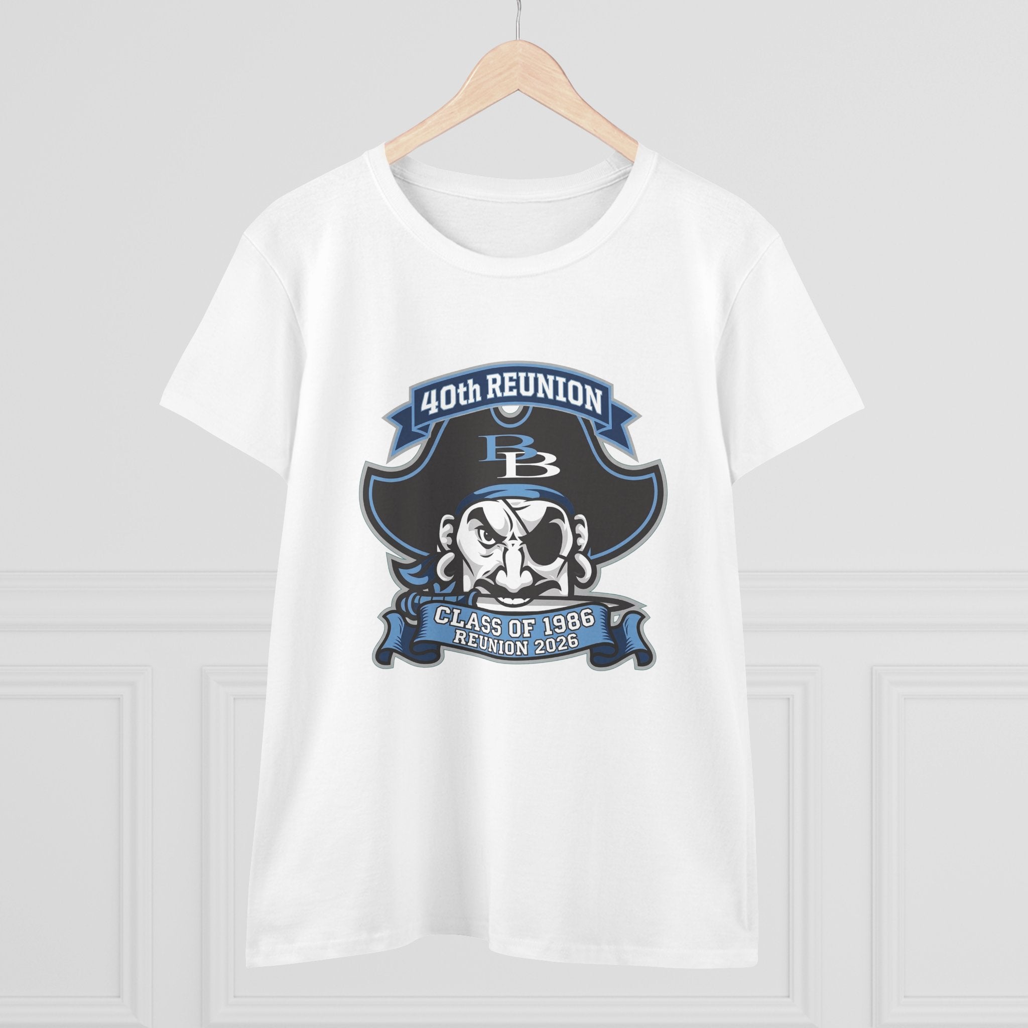 Pirate Mascot 40th Reunion Tee | Class of 1986 Reunion 2026