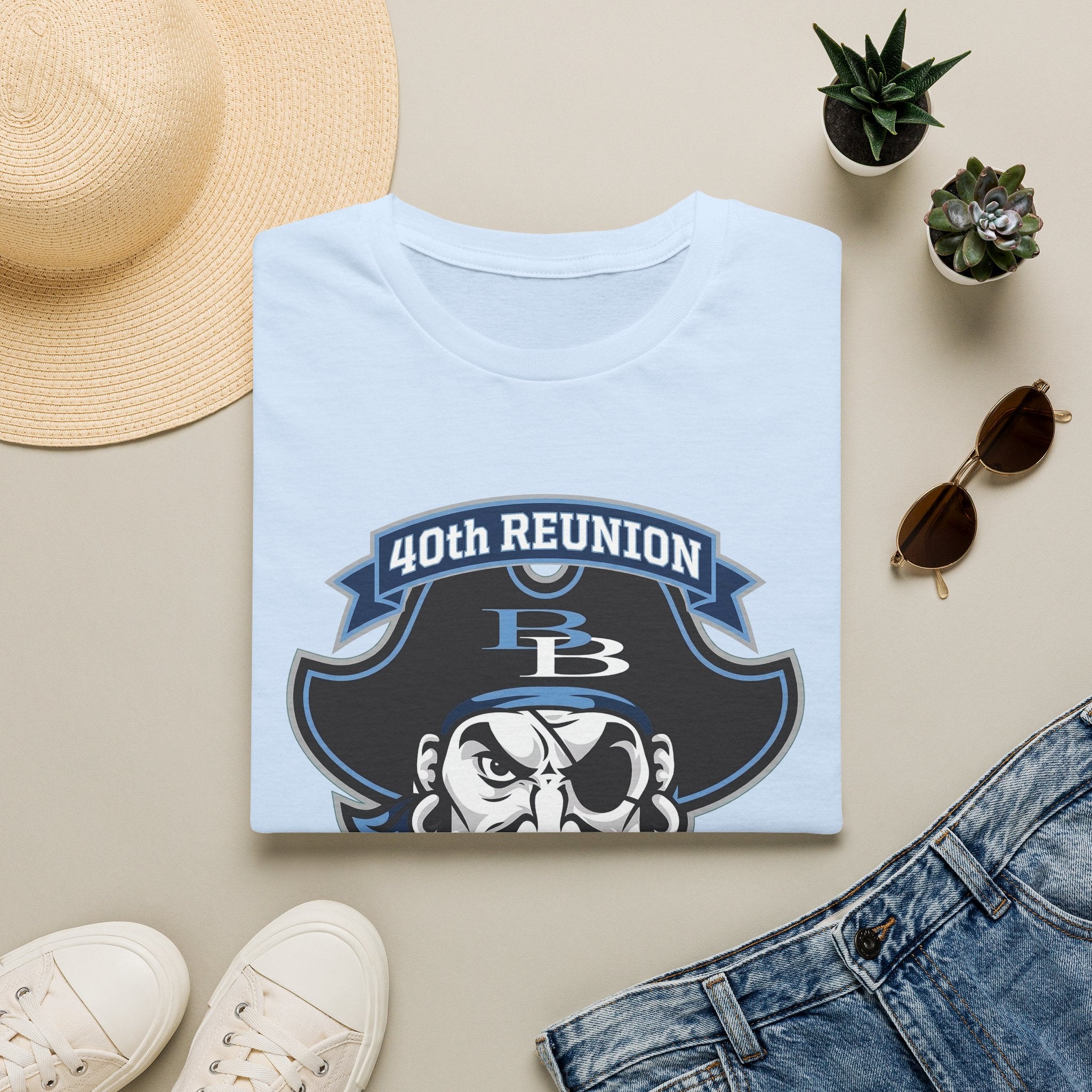 Official 40th Anniversary for the Class of 1986 Burrell High School T-Shirt - 2026 Blue