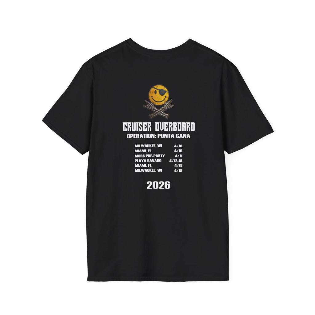 Smile Cruiser Overboard Milwaukee - T-Shirt Yellow