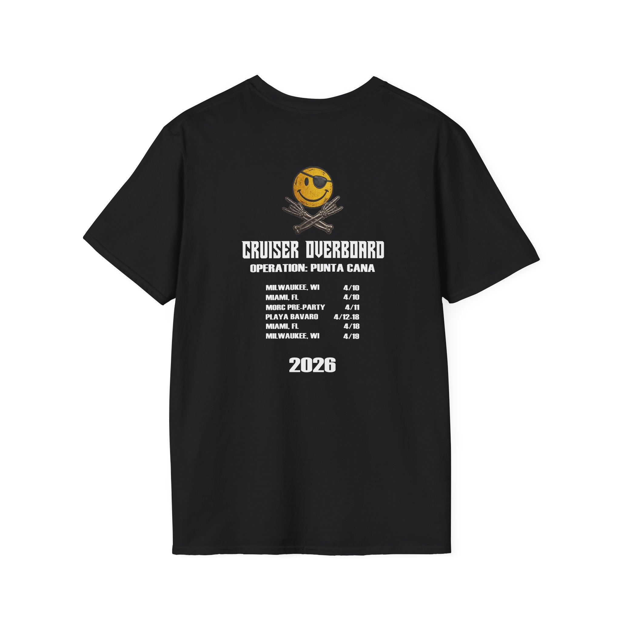 Smile Cruiser Overboard Milwaukee - T-Shirt Yellow
