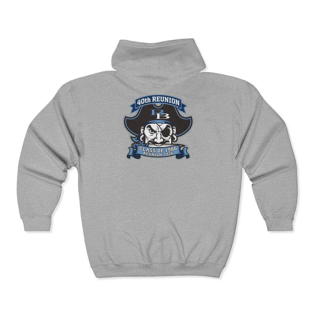 Official 40th Anniversary for the Class of 1986 Burrell High School Hoodie - 2026 Blue