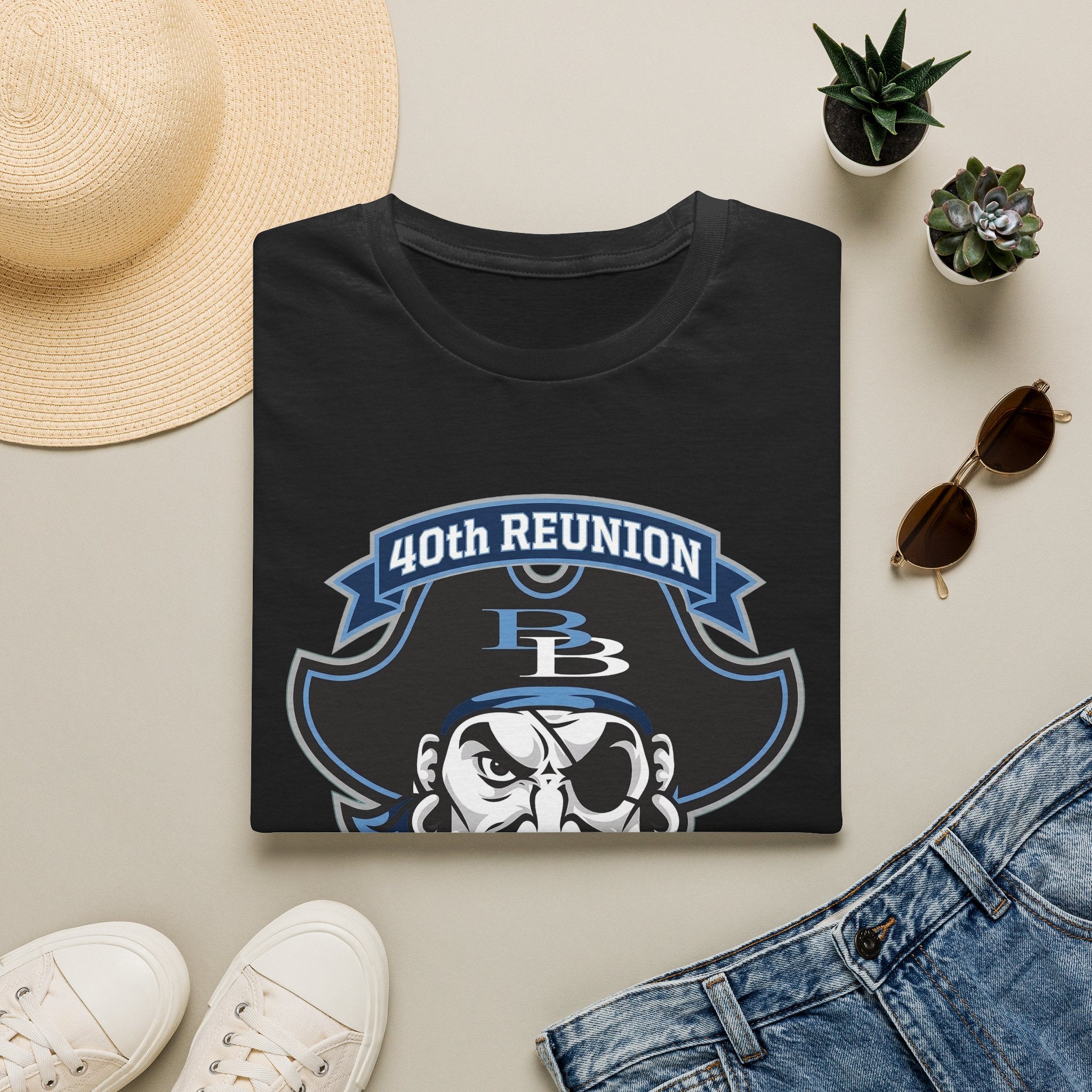 Official 40th Anniversary for the Class of 1986 Burrell High School T-Shirt - 2026 Blue