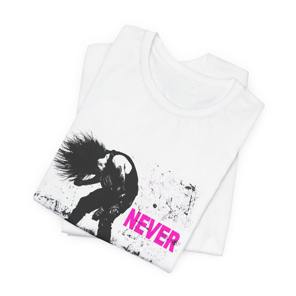 Hair Metal NEVER Died T-Shirt | Distressed Rock Tee | Edgy Graphic Shirt | Festival Outfit | Unisex Punk Style