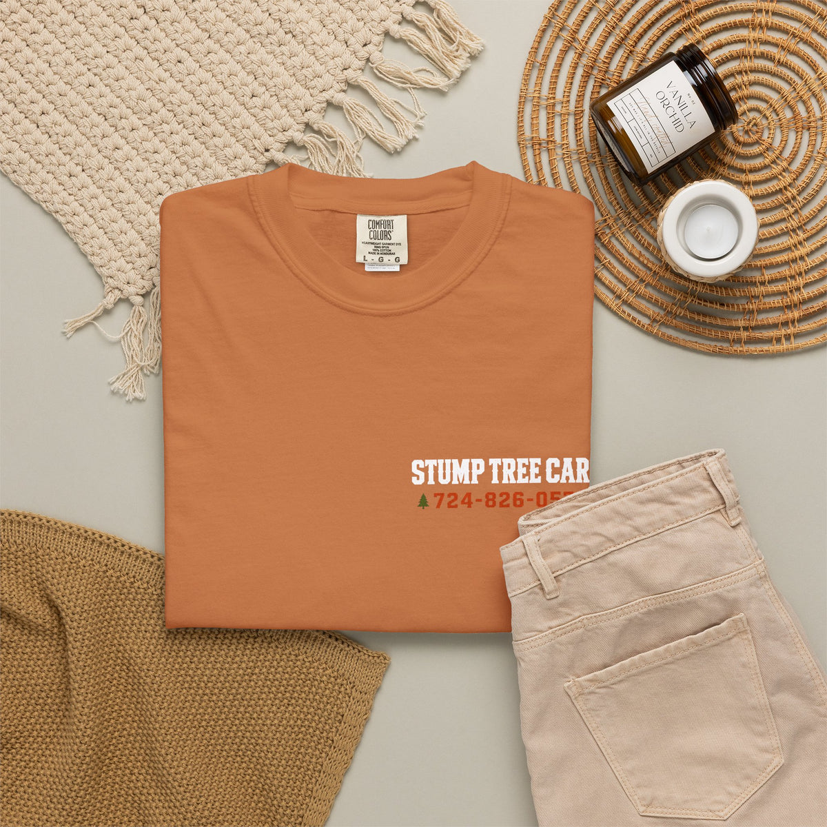 Stump Tree Care T-Shirt (Small Logo)