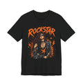 ROCKSTAR T-Shirt Red Hair 80s Rock Style