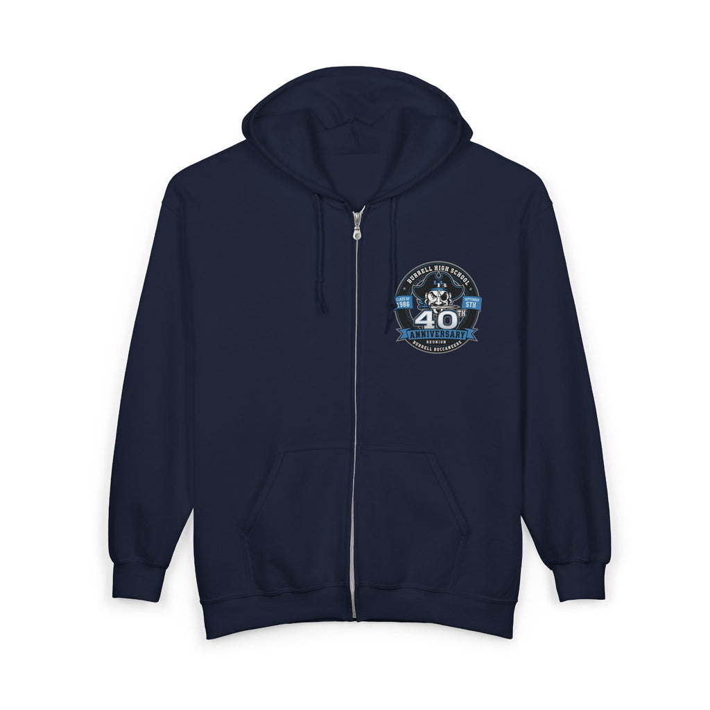 Official 40th Anniversary for the Class of 1986 Burrell High School Hoodie - 2026 Blue