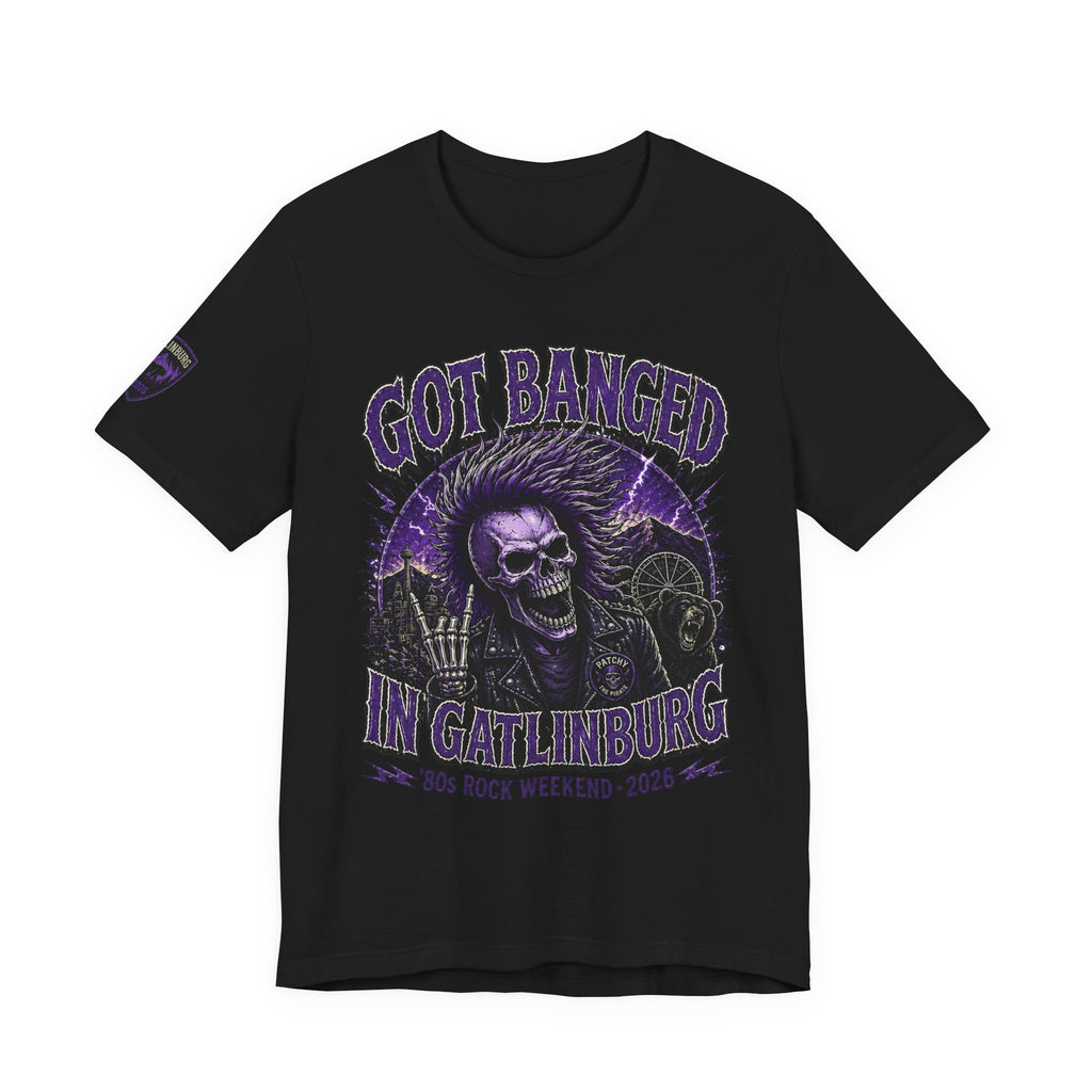 Purple Skull Rocker Shirt, Gothic Punk Graphic Tee, Dark Aesthetic Streetwear, Edgy Skeleton Shirt, Alternative Fashion Gift