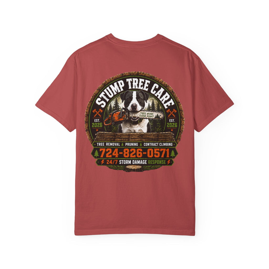 Stump Tree Care T-Shirt (Small Logo)