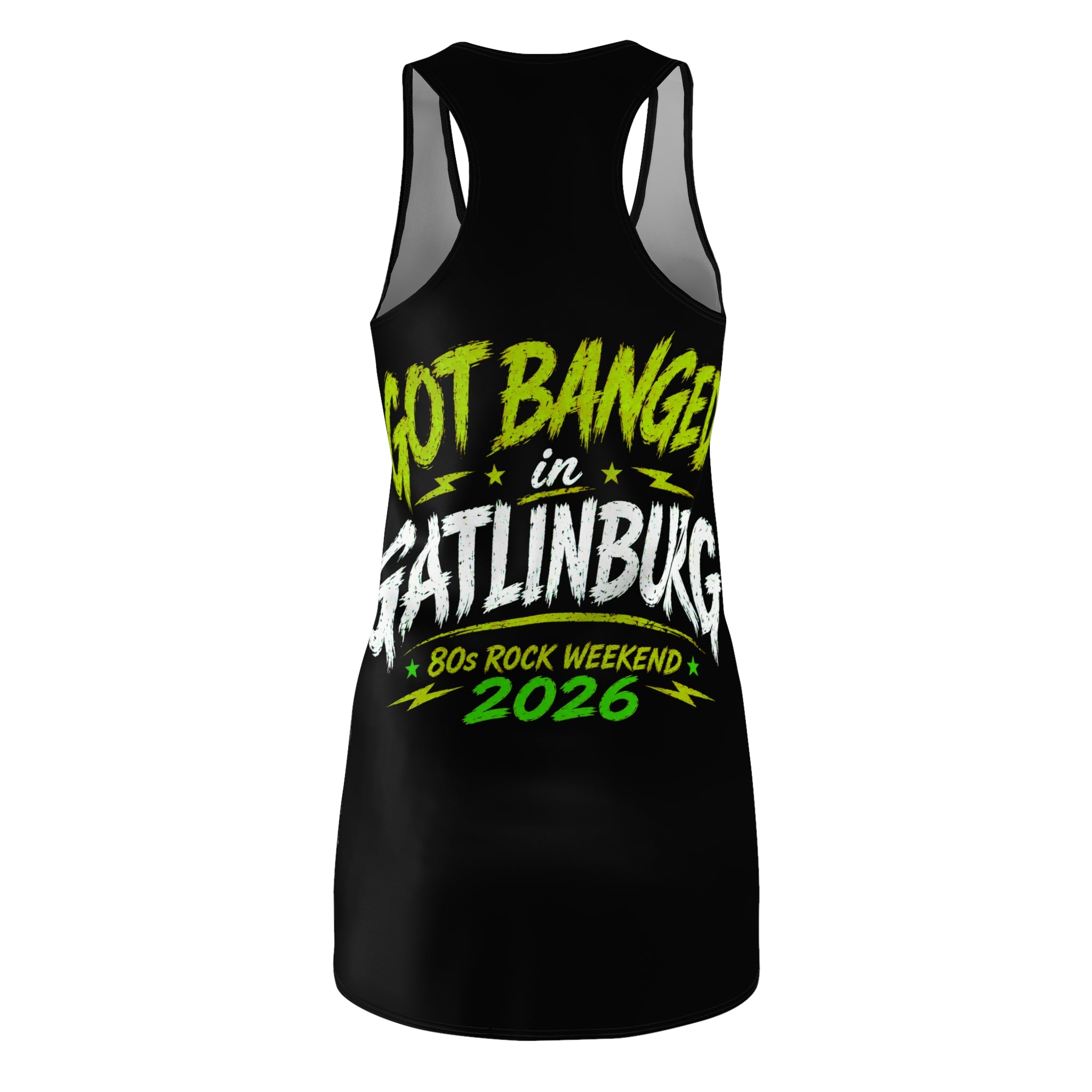 Got Banged in Gatlinburg, Dress, Racerback Rocker Wild One Pinup 80s Rock Weekend 2026