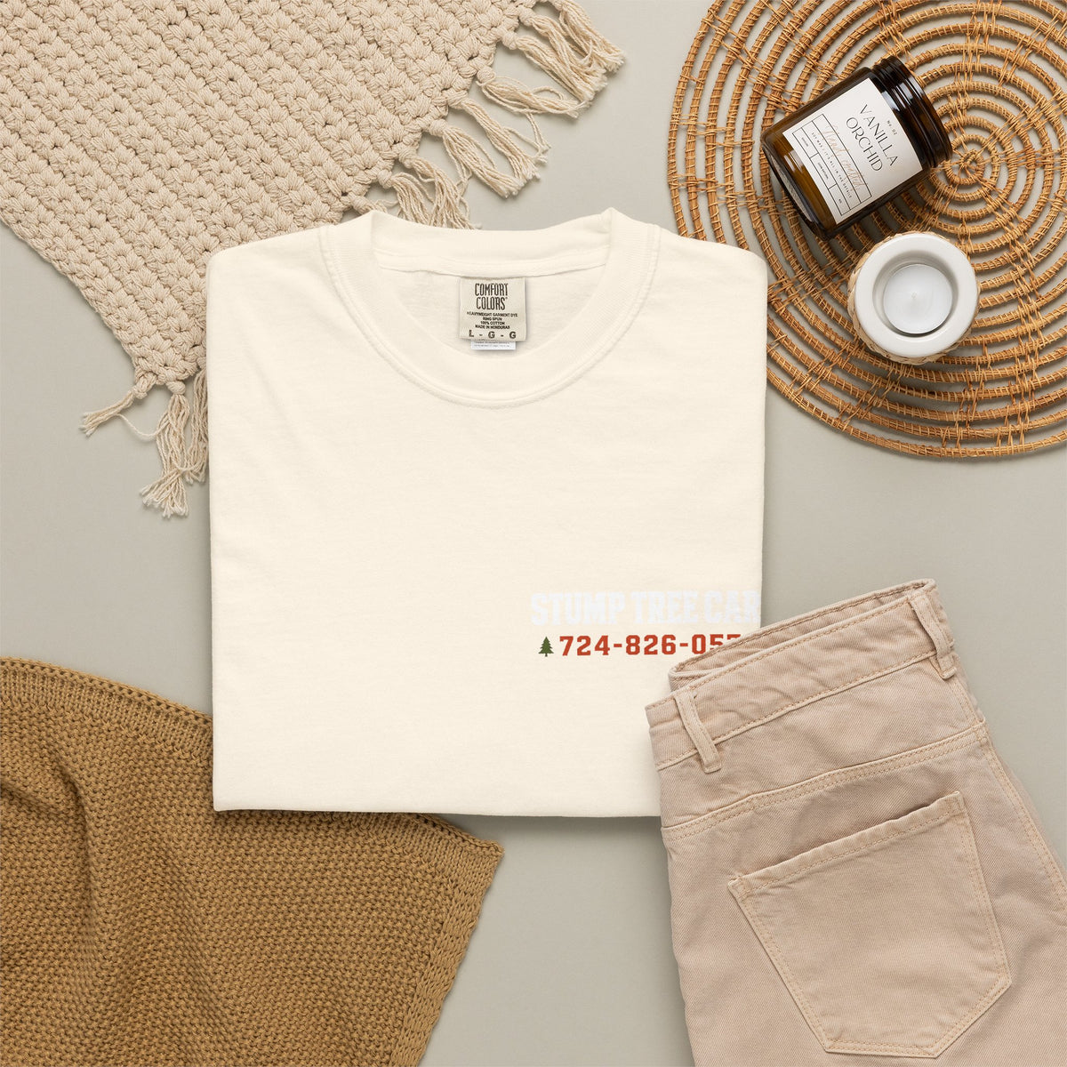 Stump Tree Care T-Shirt (Small Logo)