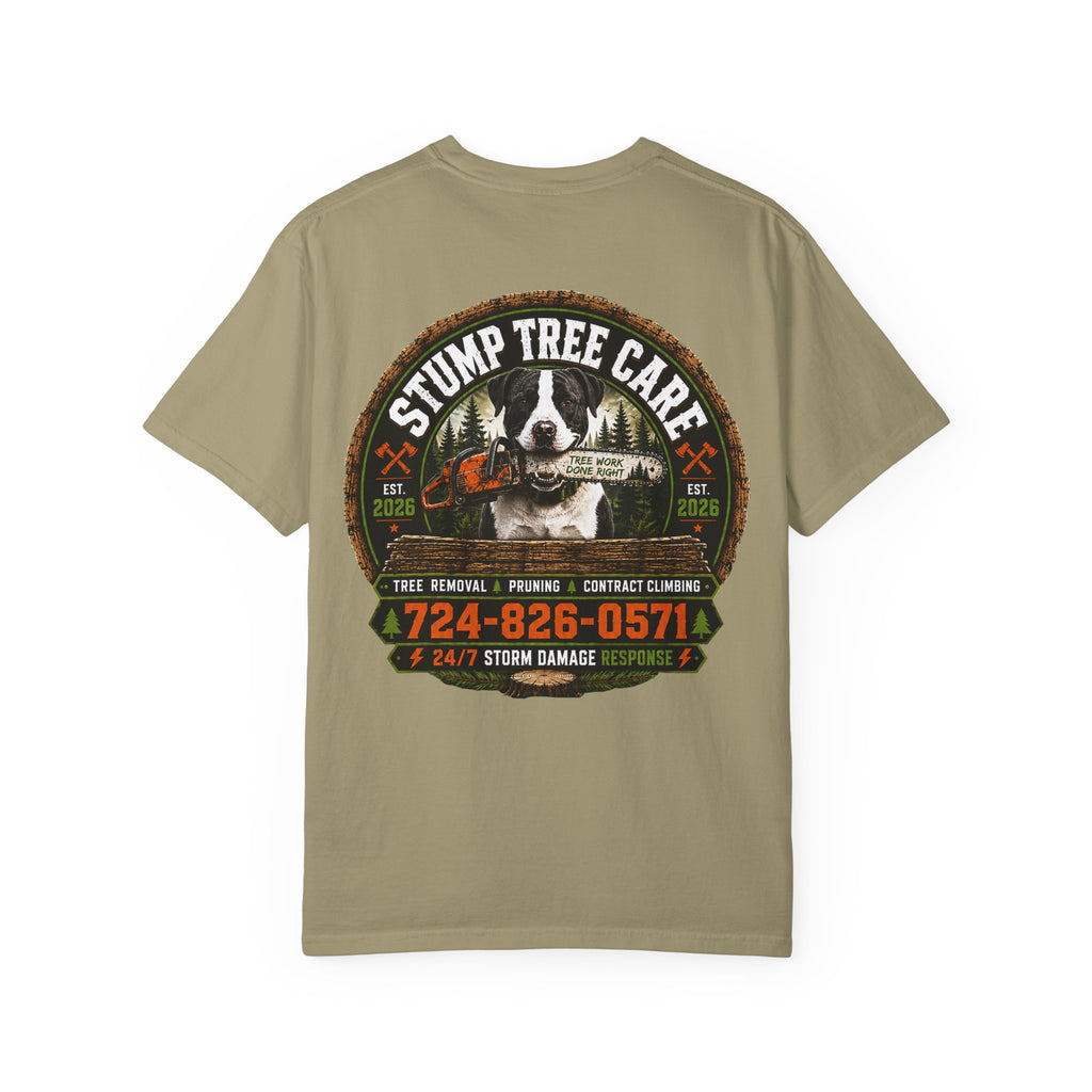 Stump Tree Care T-Shirt (Small Logo)