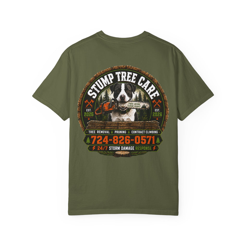 Stump Tree Care T-Shirt (Small Logo)