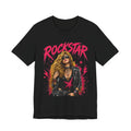ROCKSTAR T-Shirt Blonde Beauty 80s Rock Style T-Shirt