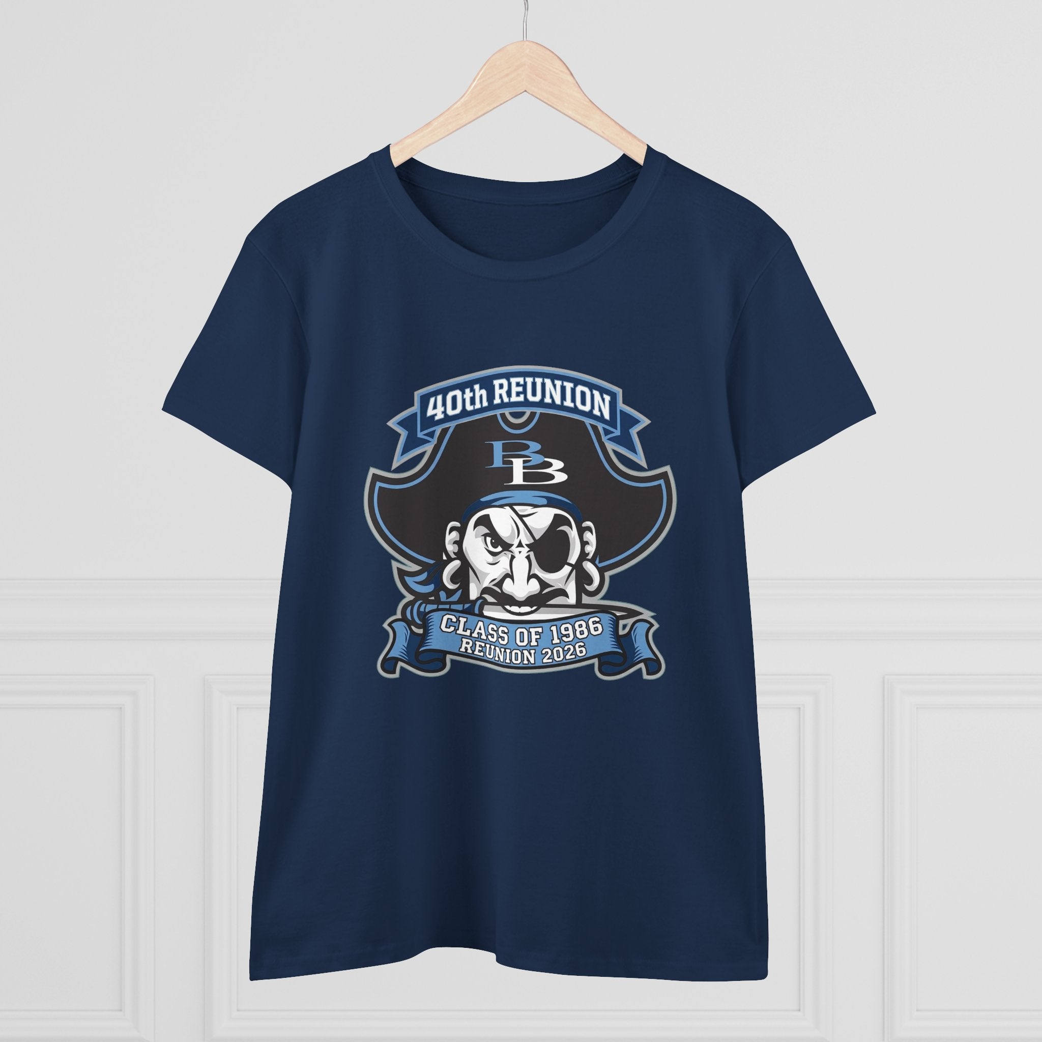 Pirate Mascot 40th Reunion Tee | Class of 1986 Reunion 2026