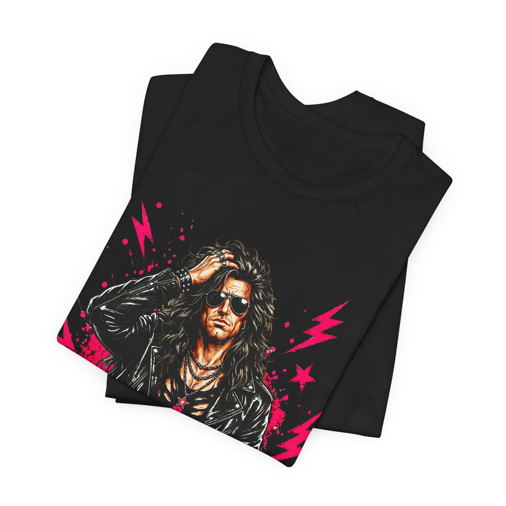 ROCKSTAR T-Shirt Dark Dude 80s Rock Style T-Shirt