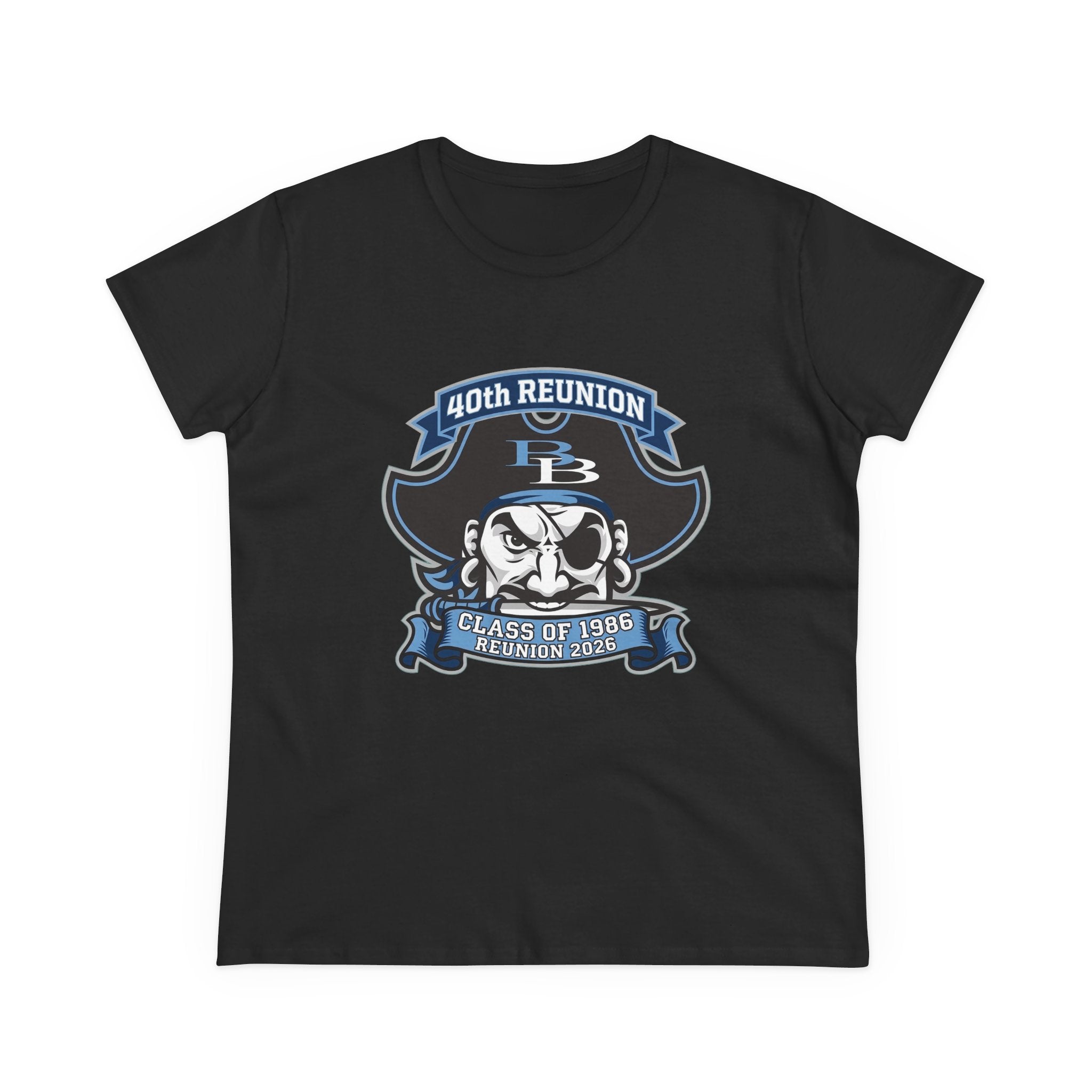 Pirate Mascot 40th Reunion Tee | Class of 1986 Reunion 2026