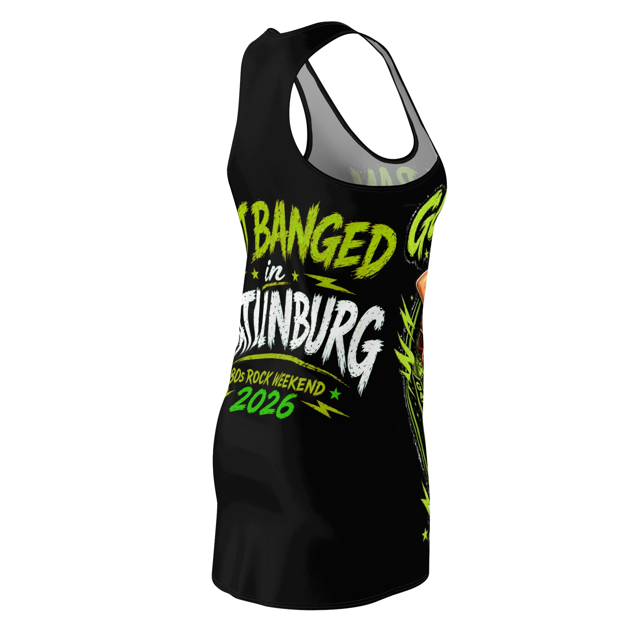 Got Banged in Gatlinburg, Dress, Racerback Rocker Wild One Pinup 80s Rock Weekend 2026