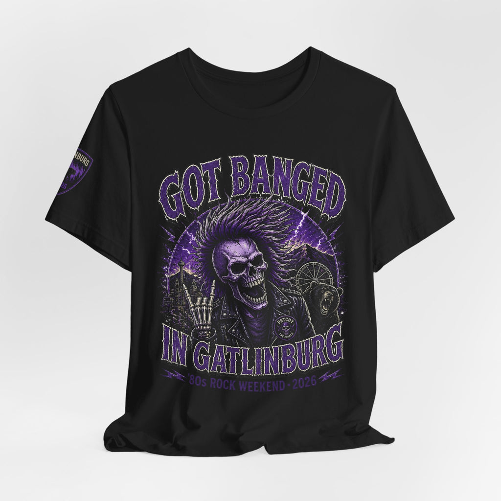 Purple Skull Rocker Shirt, Gothic Punk Graphic Tee, Dark Aesthetic Streetwear, Edgy Skeleton Shirt, Alternative Fashion Gift