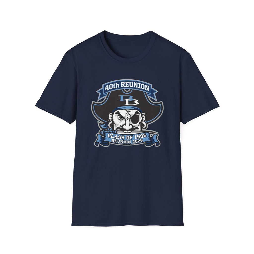 Official 40th Anniversary for the Class of 1986 Burrell High School T-Shirt - 2026 Blue