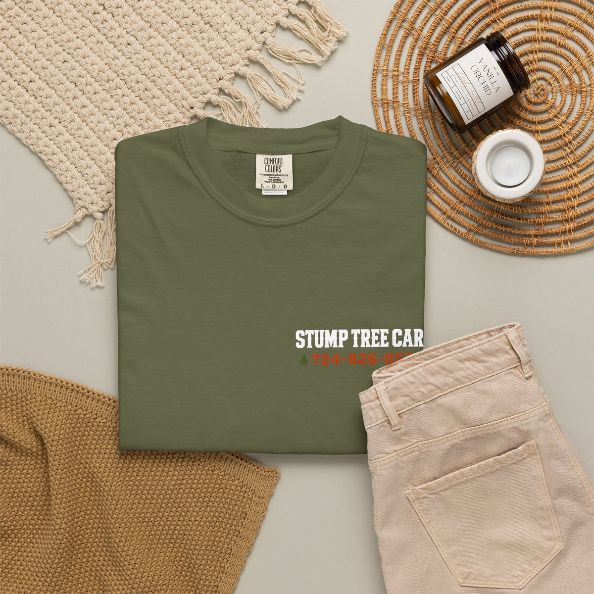 Stump Tree Care T-Shirt (Small Logo)