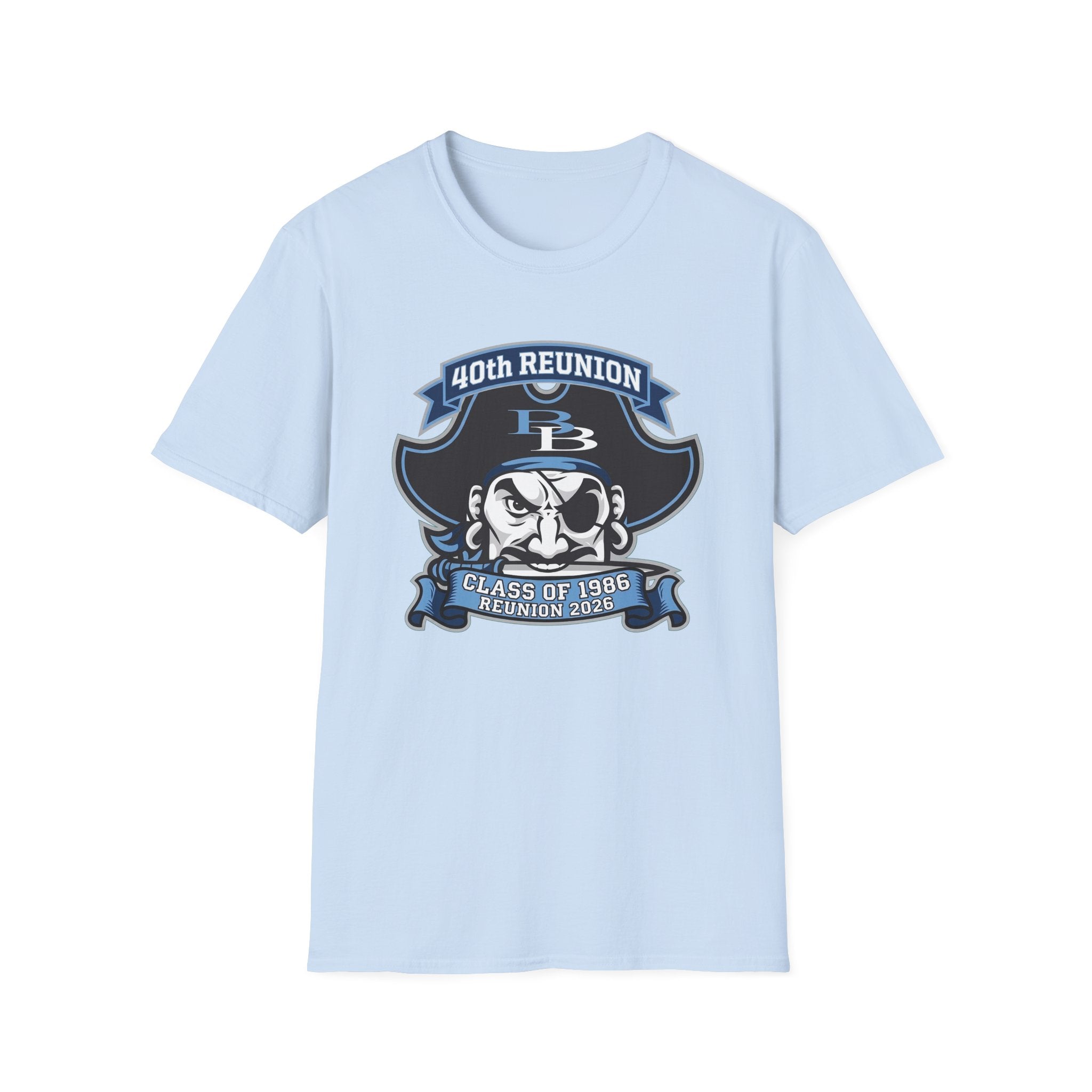 Official 40th Anniversary for the Class of 1986 Burrell High School T-Shirt - 2026 Blue
