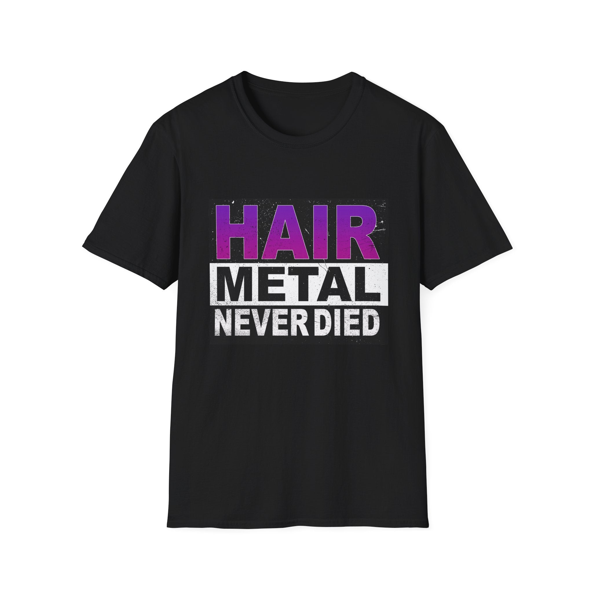 Hair Metal Never Died T-Shirt — Retro 80s Rock Tee for Fans & Concerts