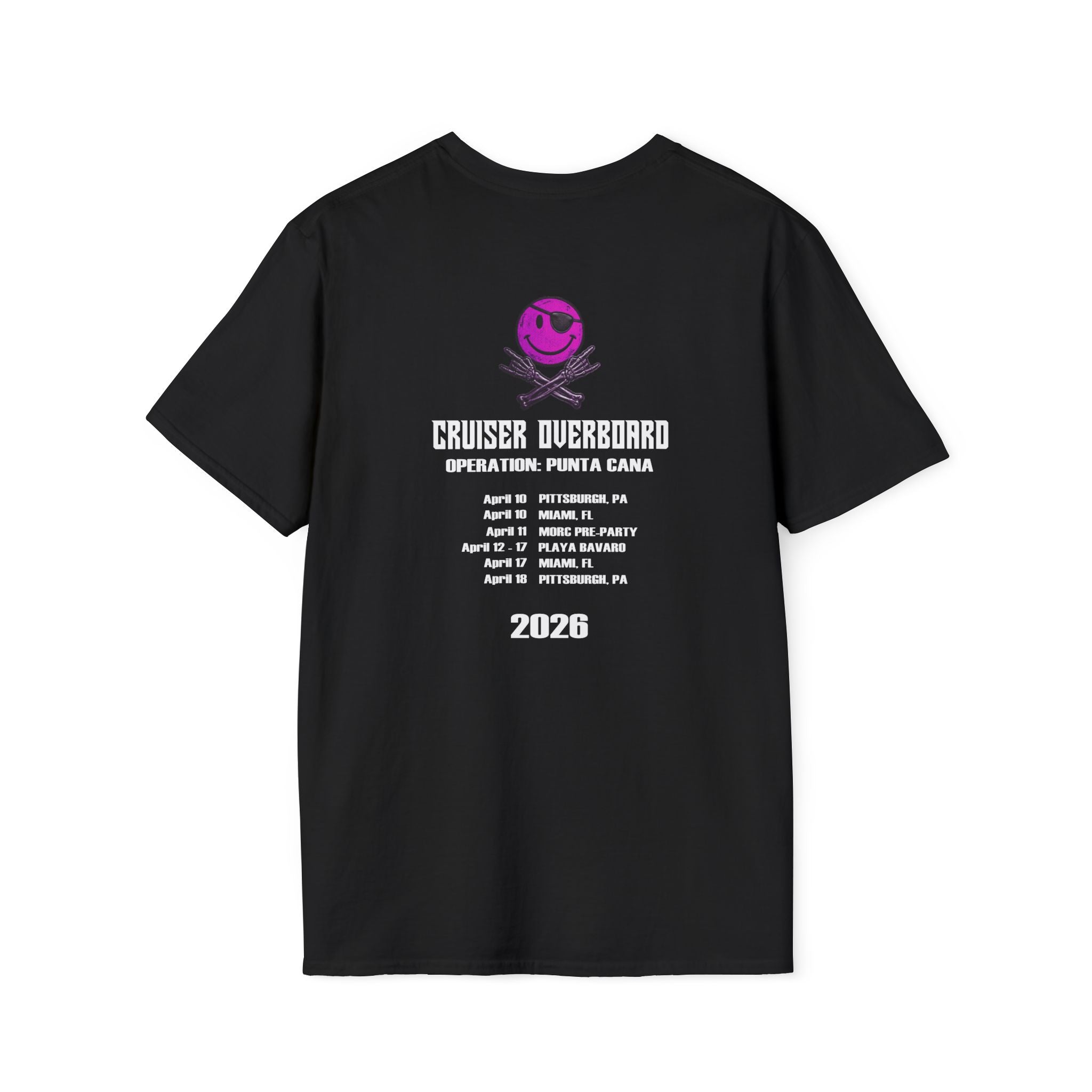 Smile Cruiser Overboard Pittsburgh - T-Shirt Pink