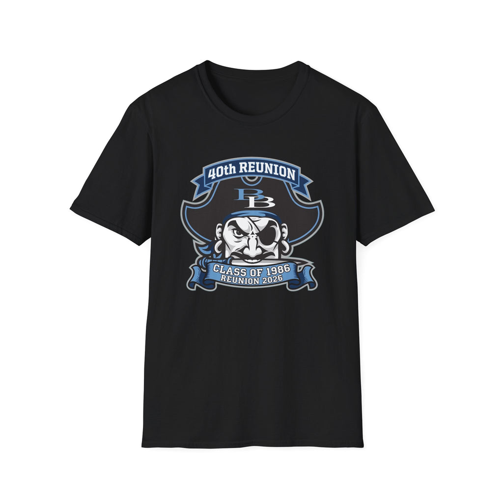 Official 40th Anniversary for the Class of 1986 Burrell High School T-Shirt - 2026 Blue