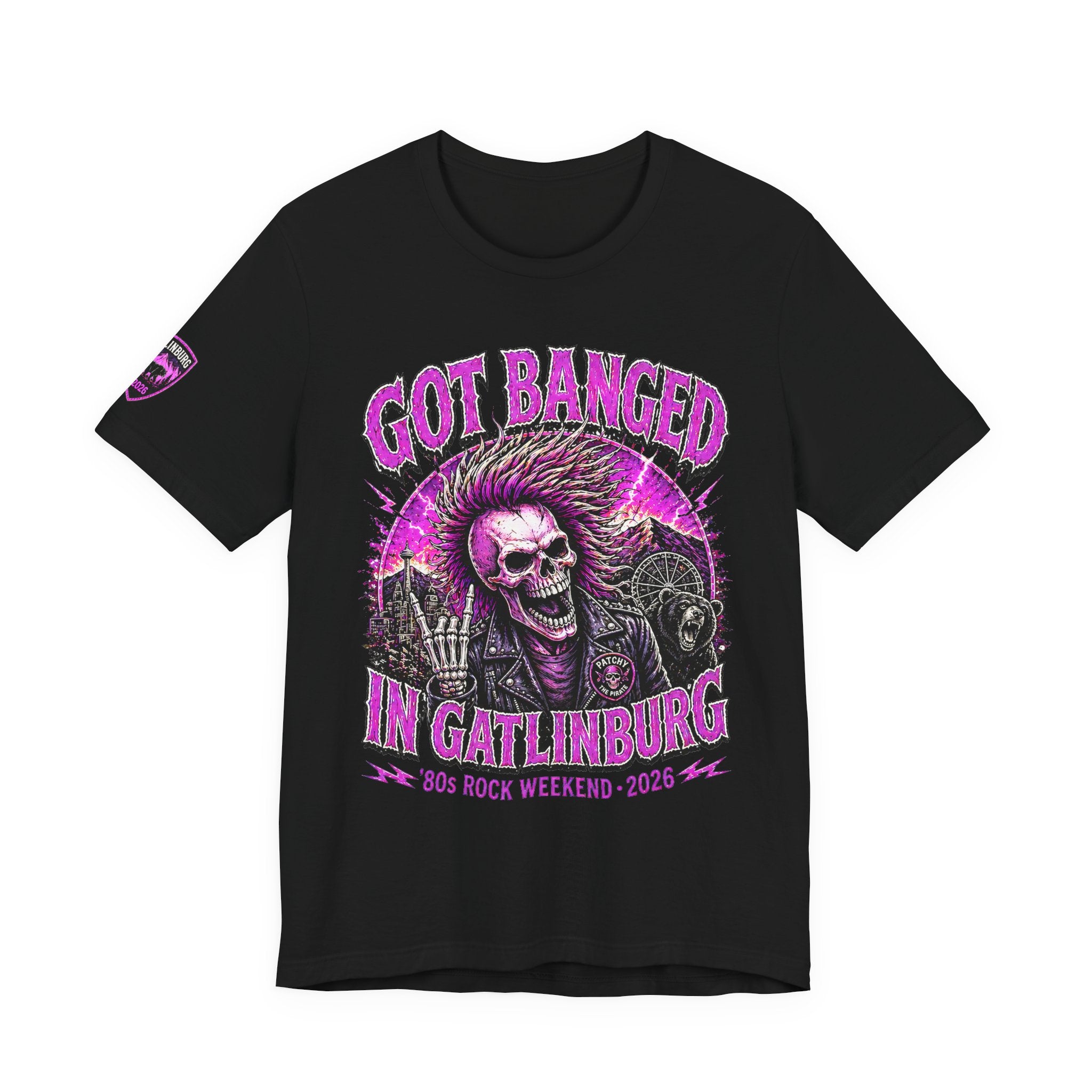 Copy of Copy of Purple Skull Rocker Shirt, Gothic Punk Graphic Tee, Dark Aesthetic Streetwear, Edgy Skeleton Shirt, Alternative Fashion Gift
