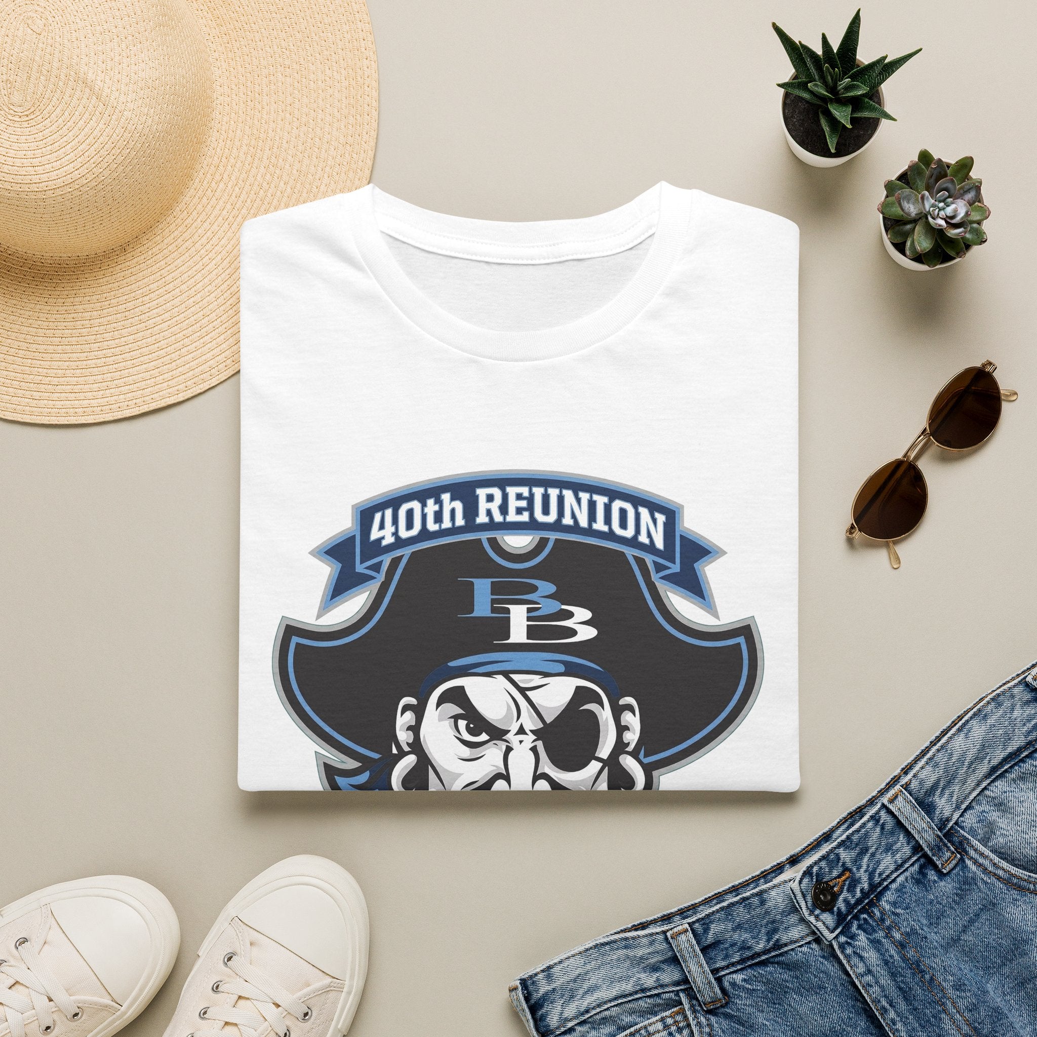Official 40th Anniversary for the Class of 1986 Burrell High School T-Shirt - 2026 Blue