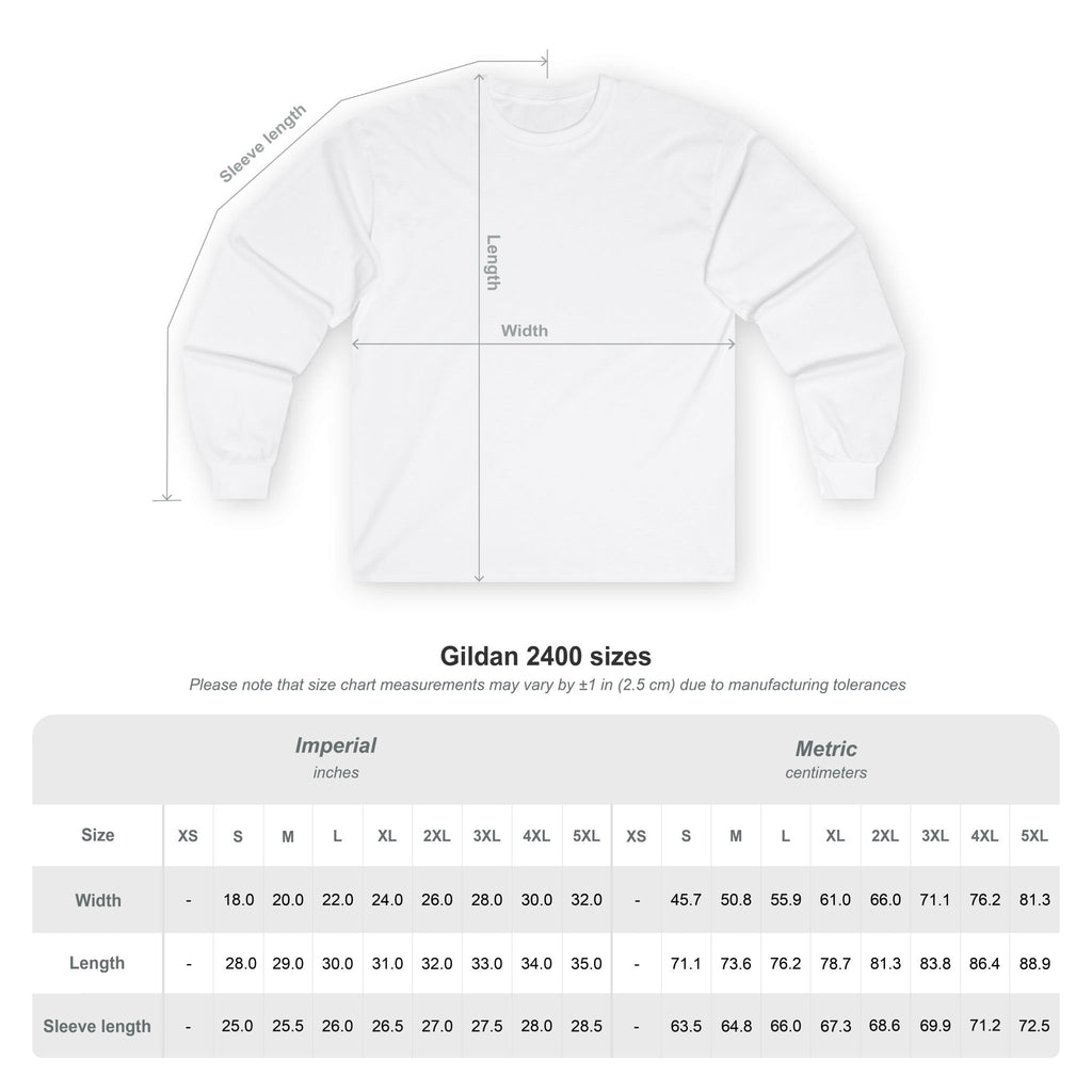 Unisex Long Sleeve Tee - The Rock Altar Radio Skull Design