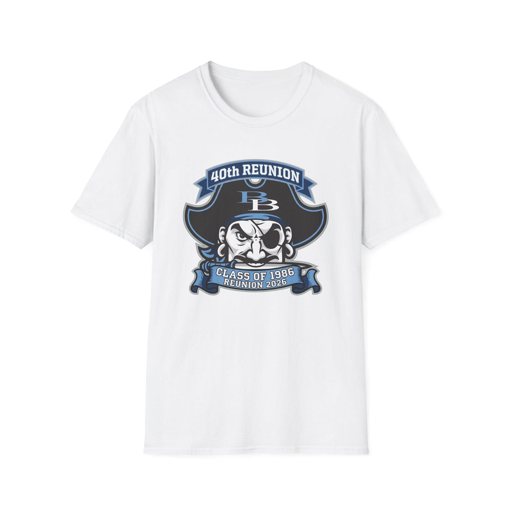 Official 40th Anniversary for the Class of 1986 Burrell High School T-Shirt - 2026 Blue