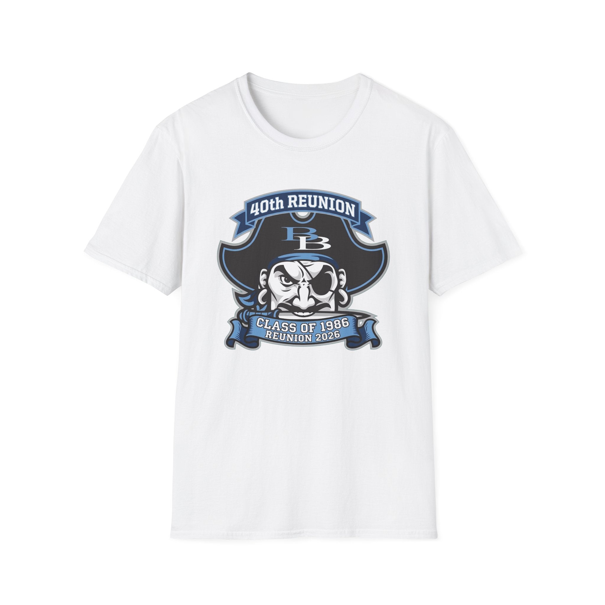 Official 40th Anniversary for the Class of 1986 Burrell High School T-Shirt - 2026 Blue